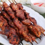 Filipino Style Pork BBQ in plate