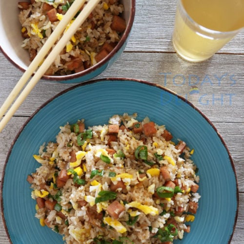 jalapeno spam fried rice