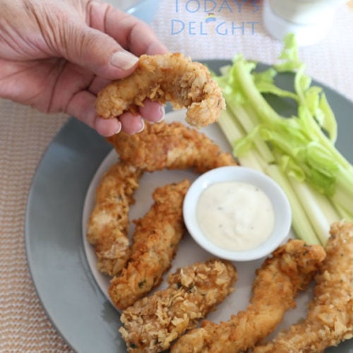 Fried Chicken Tenders Recipe is Today's Delight