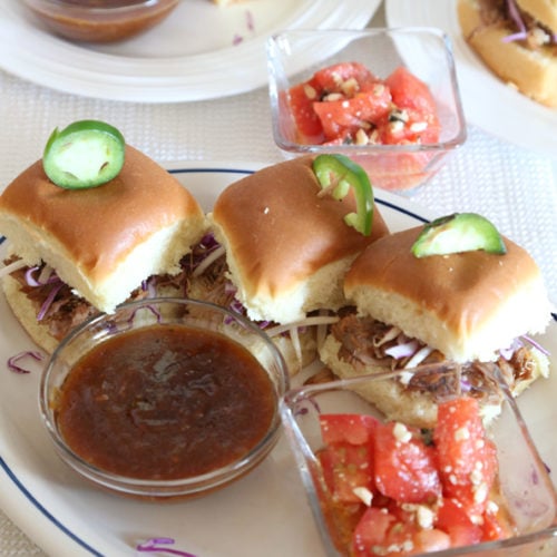 Sweet and Spicy Pulled Pork Sliders is Today's Delight