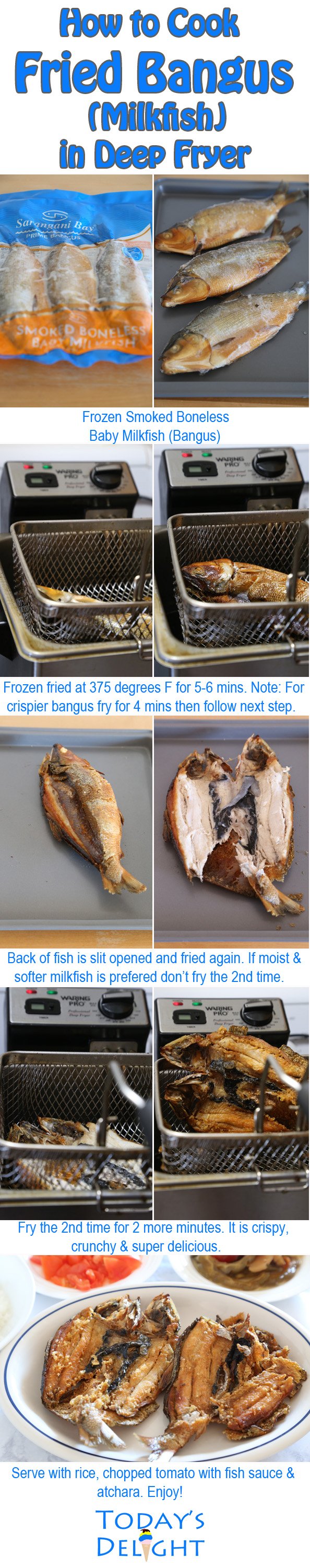 fried bangus or milkfish is Today's Delight