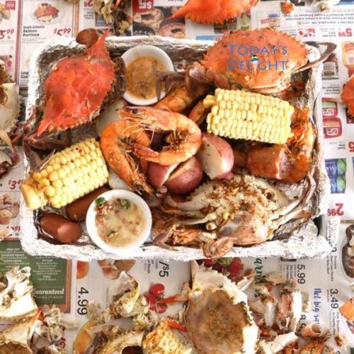 Louisiana shrimp and crab boil recipe is Today's Delight