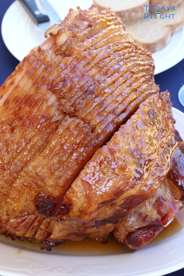 Cooks Fully Cooked Brown Sugar Hickory Smoked Spiral Sliced Half Ham, 10.977 Pound -- 4 per Case