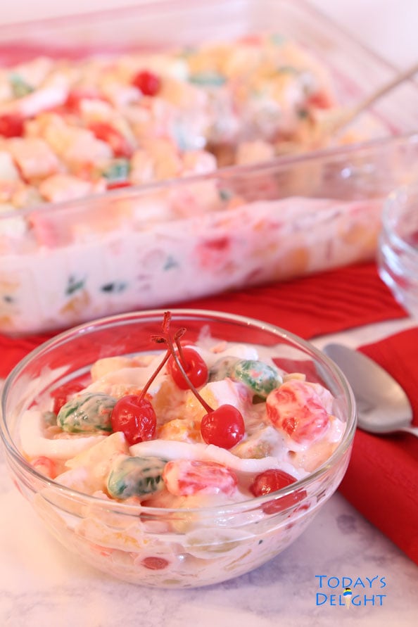 Filipino fruit salad recipe is Today's Delight