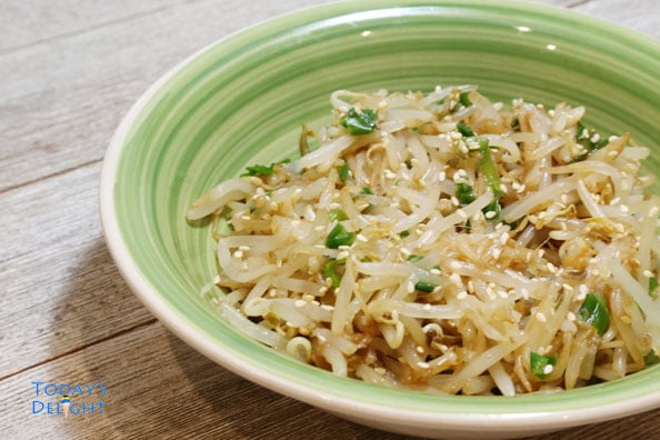Korean Seasoned Bean Sprouts (Kongnamul Muchim) so easy to make.