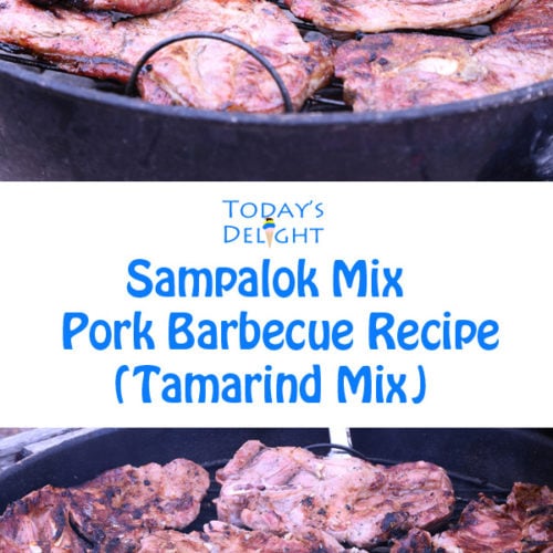 Today's Delight is Sampalok Mix Pork Barbecue Recipe (Tamarind Mix) so easy and quick to make.
