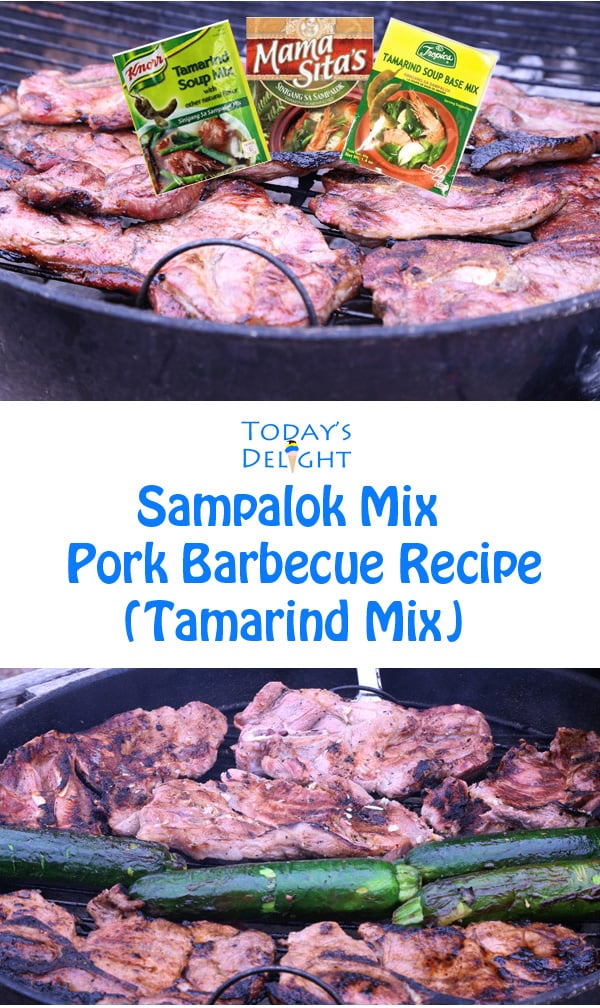 Today's Delight is Sampalok Mix Pork Barbecue Recipe (Tamarind Mix) so easy and quick to make.