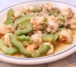 Today's Delight recipe is Ginisang Ampalaya with Pork, Shrimp and Egg