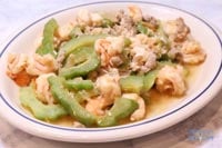 Today's Delight recipe is Ginisang Ampalaya with Pork, Shrimp and Egg