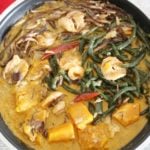 Ginataang Kalabasa at Sitaw with Shrimp (Squash and Long Beans in Coconut Milk) is Today's Delight