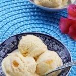 Mango Ice Cream Recipe made with ripe mangoes is Today's Delight.