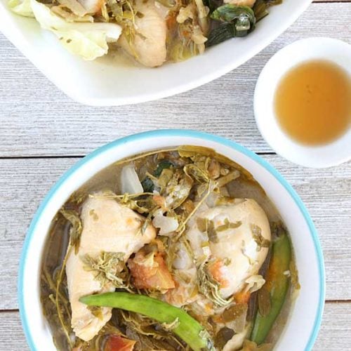 Sinampalukang Manok also known as Filipino Chicken Tamarind Soup is Today's Delight.