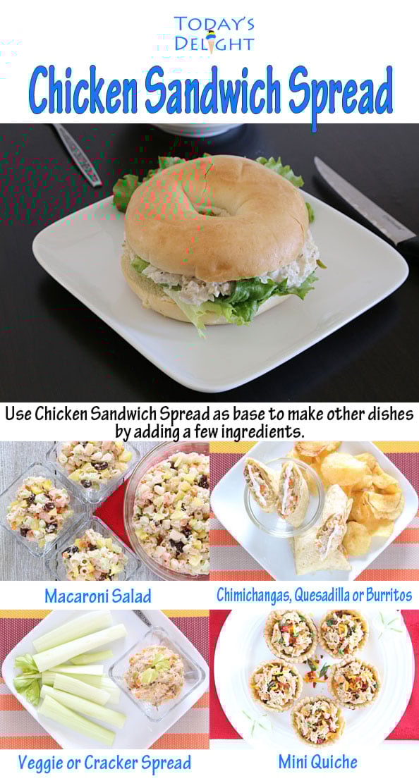 Chicken Sandwich Spread Filipino style is Today's Delight