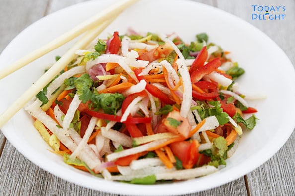 Filipino Singkamas Salad (Jicama Salad)