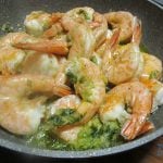 Shrimp sauteed in ginger and green onion