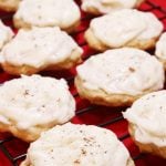 Eggnog cookies with eggnog frosting is Today's Delight.