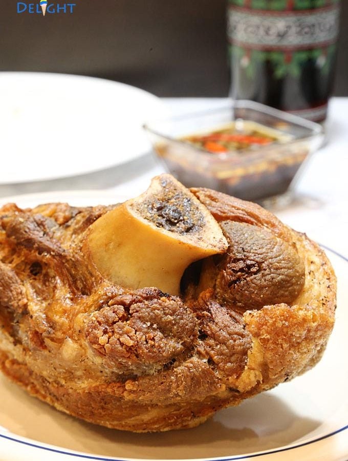 Crispy Pata, a Filipino Deep Fried Pork Leg is Today's Delight.