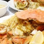 Garlic Butter Dungeness Crab is Today's Delight.