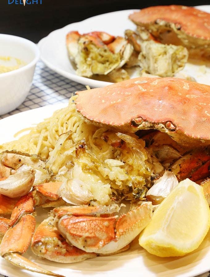 Garlic Butter Dungeness Crab is Today's Delight.