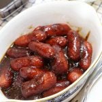 Barbecue Little Smokies with Grape Jelly is Today's Delight.