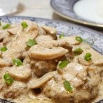 Burger Steak with Mushroom Gravy is Today's Delight.