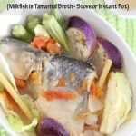 Sinigang na Bangus - Milkfish with vegetables in Tamarind broth is Today's Delight