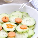Asian Cucumber Salad is Today's Delight.