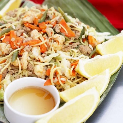 Pancit Canton recipe is a Filipino noodle dish and Today's Delight.