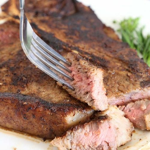 Pan-Fried T-bone Steak Recipe is Today's Delight.