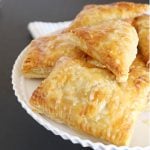Rectangular and Triangular Puff Pastry Apple Turnovers is Today's Delight.