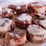 Bacon Wrapped Steak Bites is delicious..