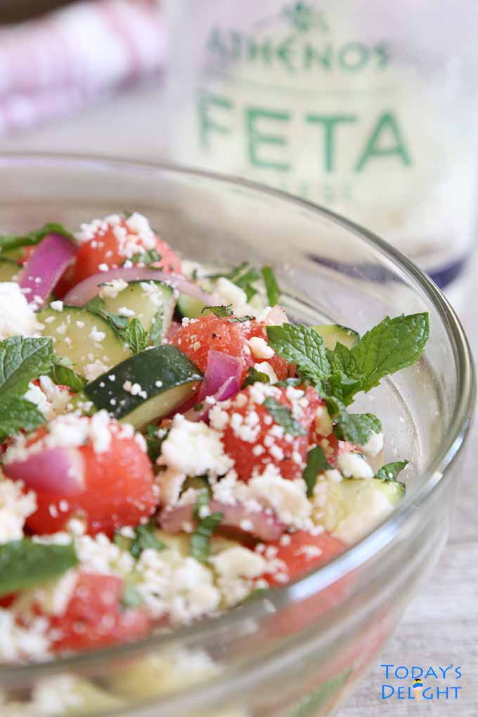 Salad & Feta cheese.
