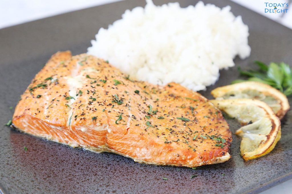 Lemon Pepper Air Fryer Salmon Today's Delight