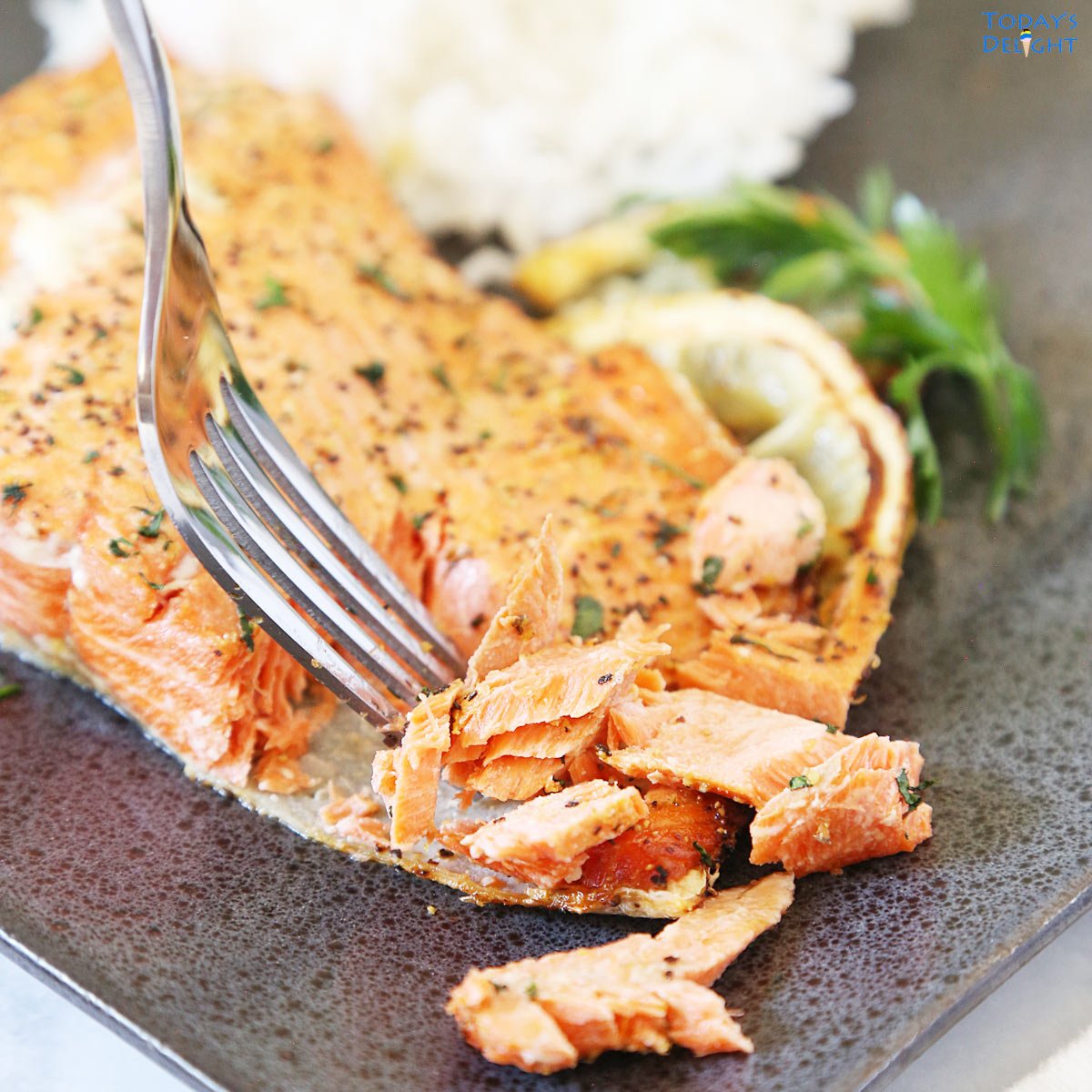 Lemon Pepper Air Fryer Salmon - Today's Delight